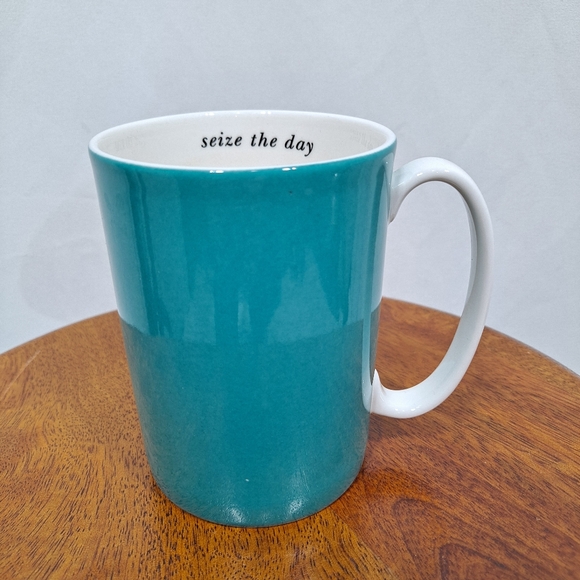 Kate Spade x Lenox Say The Word Seize The Day Ceramic Mug - Picture 1 of 8